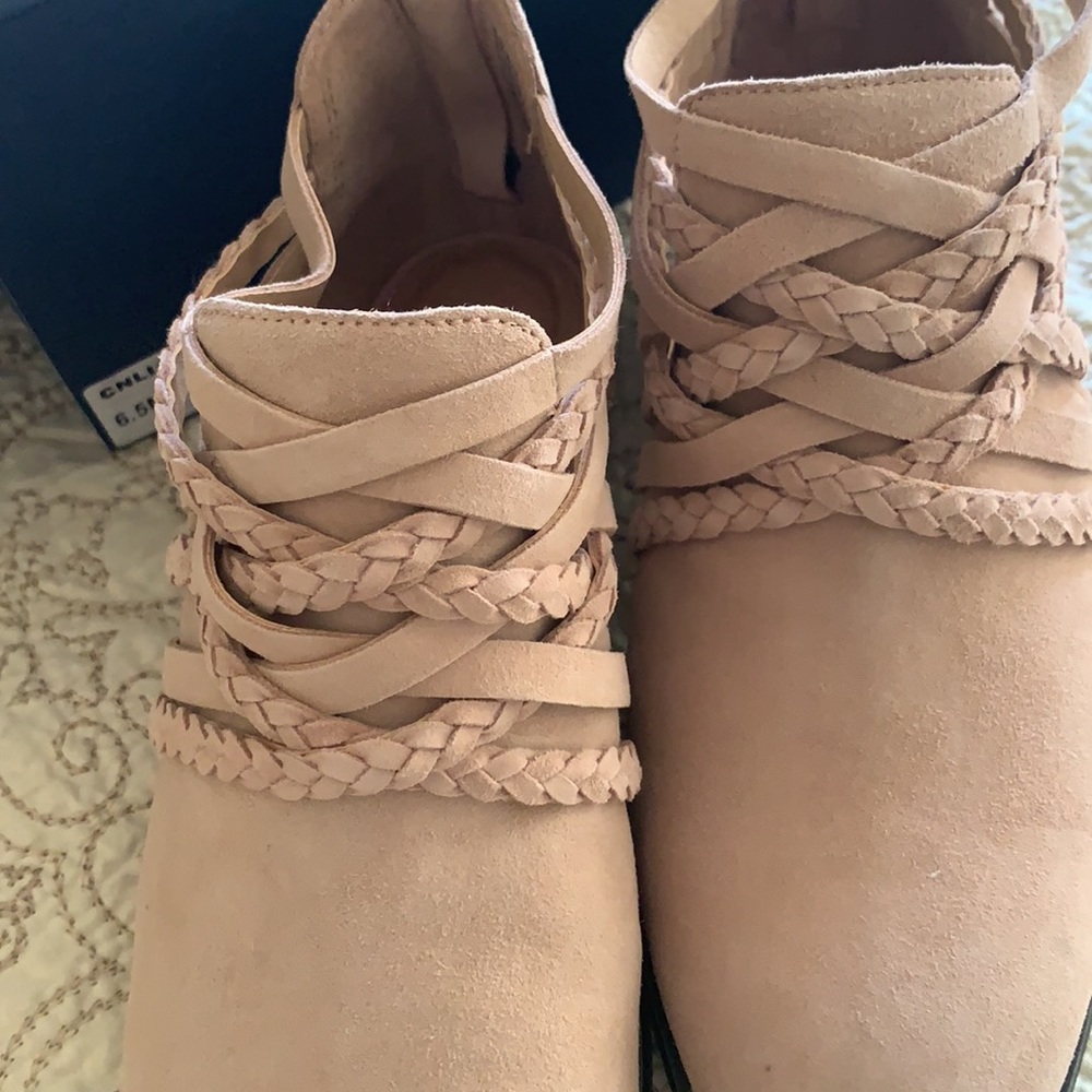 CASLON Pink Suede Booties - Picture 11 of 11